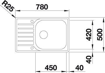 Кухонная мойка Blanco Lantos XL 6 S-IF Compact 523140