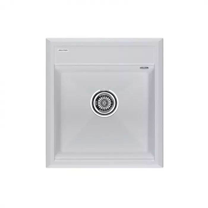 Мойка кухонная Paulmark Stepia PM114651-WH-460 белый матовый