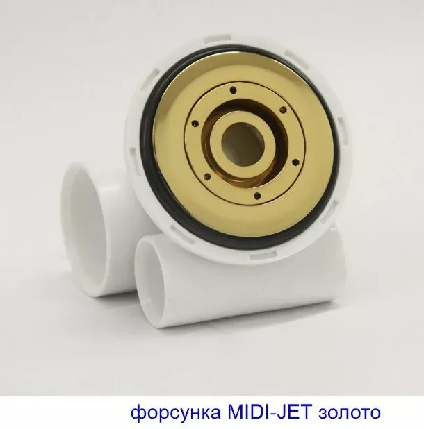 Акриловая ванна Whitecross Layla Slim 170х75 0122.170075.100.SMARTNANO.GL золото, белый