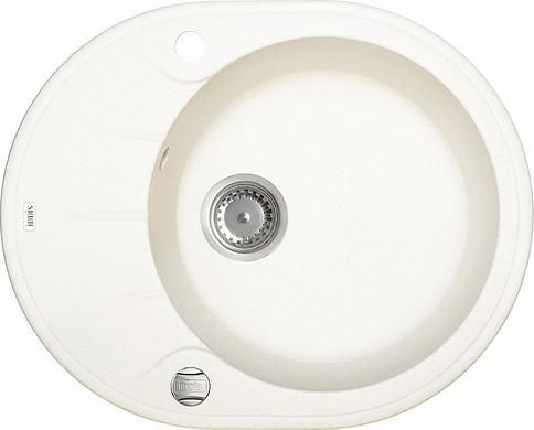 Кухонная мойка Iddis Kitchen G K10W621i87, белый матовый
