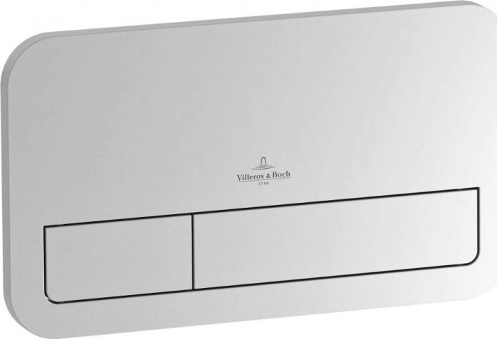 Комплект Система инсталляции для унитазов Villeroy & Boch 9224 6100 + Подвесной унитаз Villeroy & Boch O'Novo 5660 H1R1 alpin + Клавиша смыва Villeroy & Boch Viconnect 9224 9069