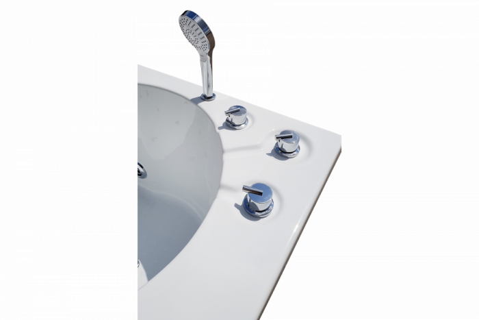 Смеситель на борт ванны Royal Bath Hardon RB611, хром
