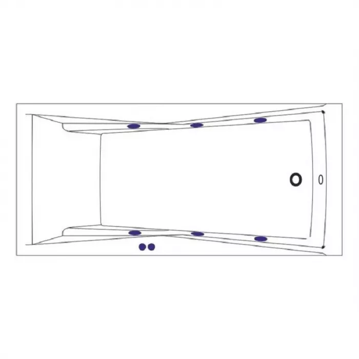 Акриловая ванна Whitecross Palace 180х80 0104.180080.100.SOFT.BR бронза, белый