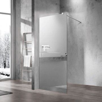 Душевая перегородка Vincea Walk-In VSW-1H800MR 80 см, хром, стекло зеркальное