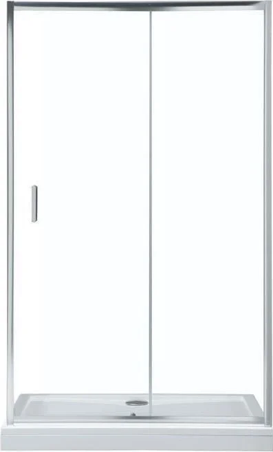 Душевая дверь Aquanet 100 SD-1000A, профиль хром, стекло прозрачное