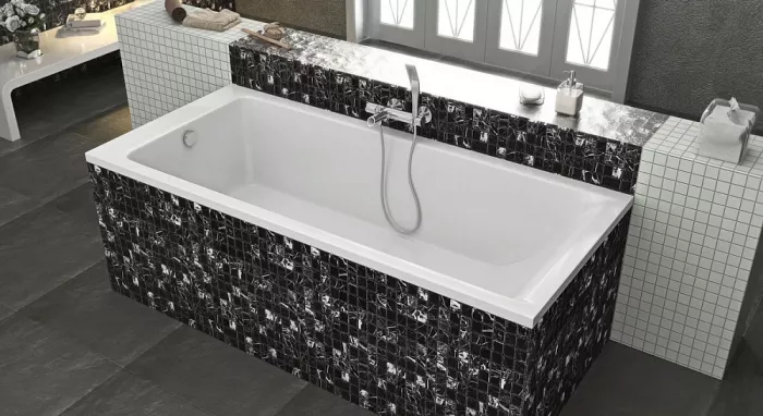 Ванна из искуственного камня Marmo Bagno Ницца 180х80 MB-N180-80 белый