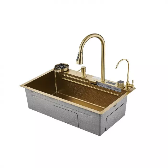 Кухонная мойка Savol S-SC002C золото