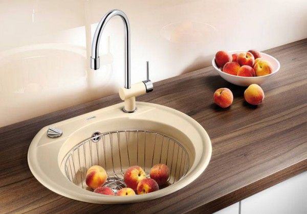 Кухонная мойка Blanco Rondoval 45 525962 чёрный