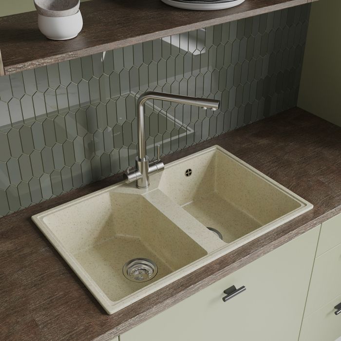 Мойка кухонная Domaci Палермо PR-770-002 бежевая