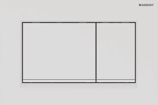 Кнопка смыва Geberit Sigma 30 115.883.01.1 белый матовый лак