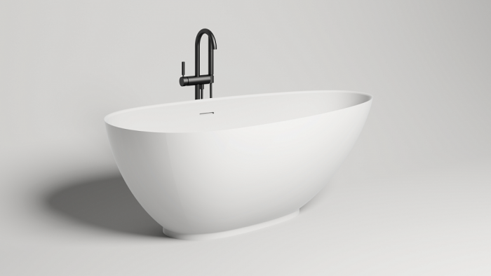 Ванна из искусственного камня Salini Paola 160x77 101511G, белый