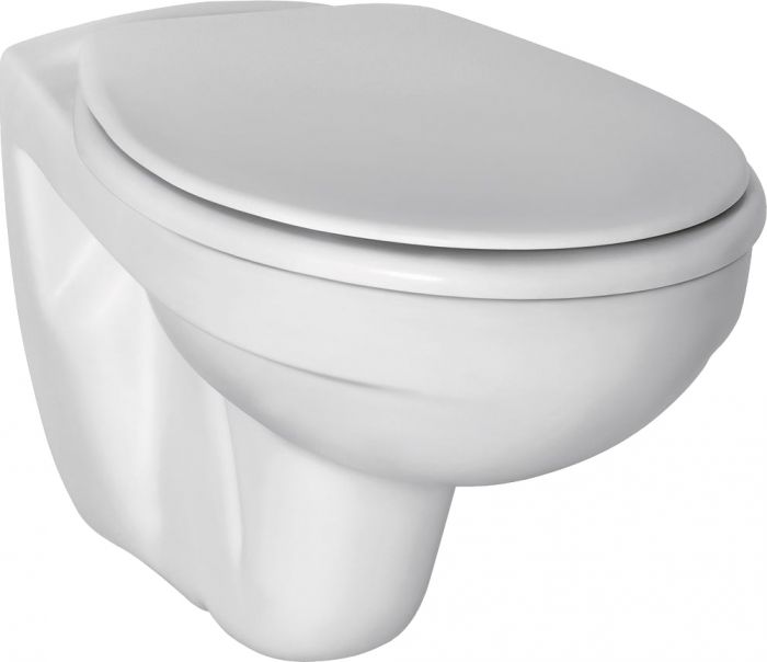 Комплект Чаша подвесного унитаза Ideal Standard Ecco W740601 + Система инсталляции Ideal Standard W3710AA 4 в 1 + Крышка-сиденье петли хром