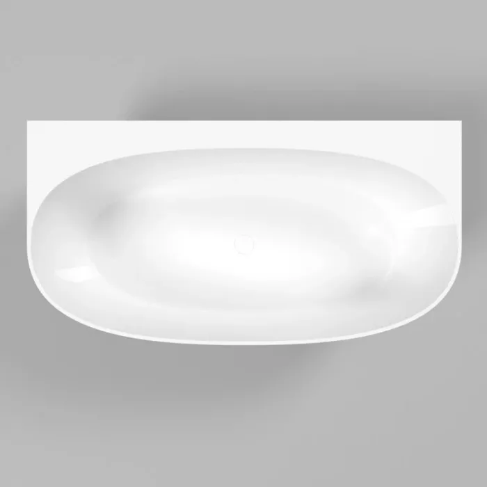 Ванна из искуственного камня Whitecross Pearl 155х80 0214.155080.100 белый