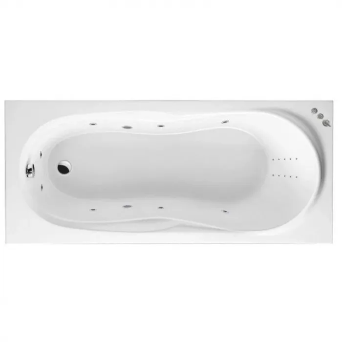 Акриловая ванна Excellent Sekwana 170х75 WAEX.SEK17.SMARTNANO.CR хром, белый