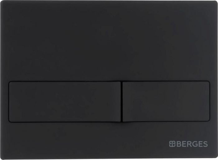 Комплект Berges Wasserhaus 043204 инсталляция Novum + унитаз Ego XL Rimless + кнопка L5 черная