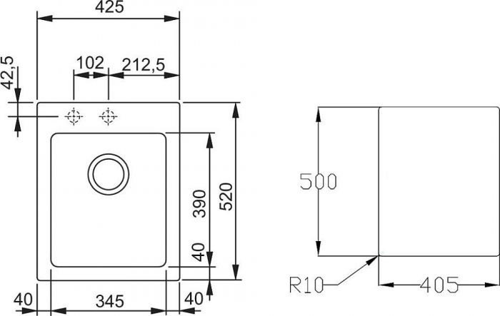 Кухонная мойка Franke Maris MRG 610-42 белый