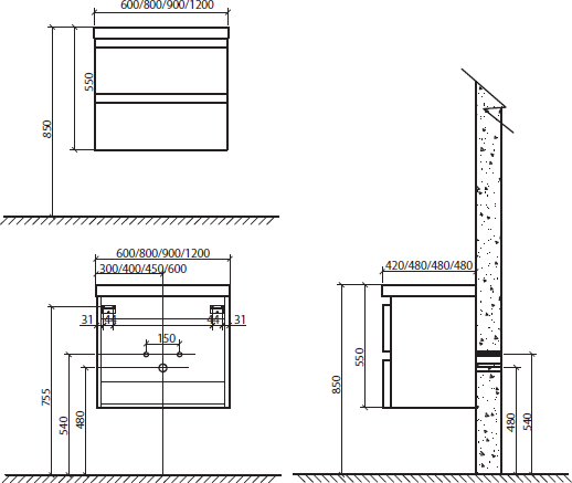 Биде напольное BelBagno Flay-R BB1003B