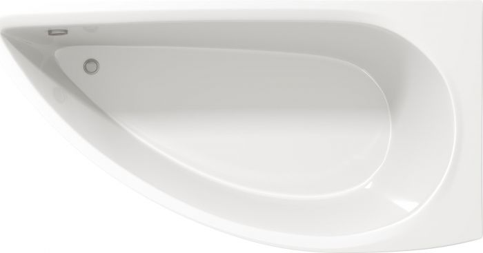 Акриловая ванна Creto Palermo 150x75 см 13-15075R, правая, белый