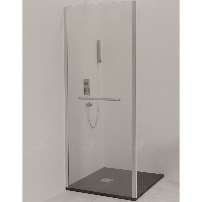 Душевая перегородка RGW Z-060-1 352206100-11 профиль хром, стекло прозрачное