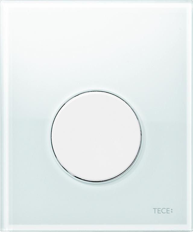 Кнопка смыва Tece Loop Urinal 9242650 белое стекло