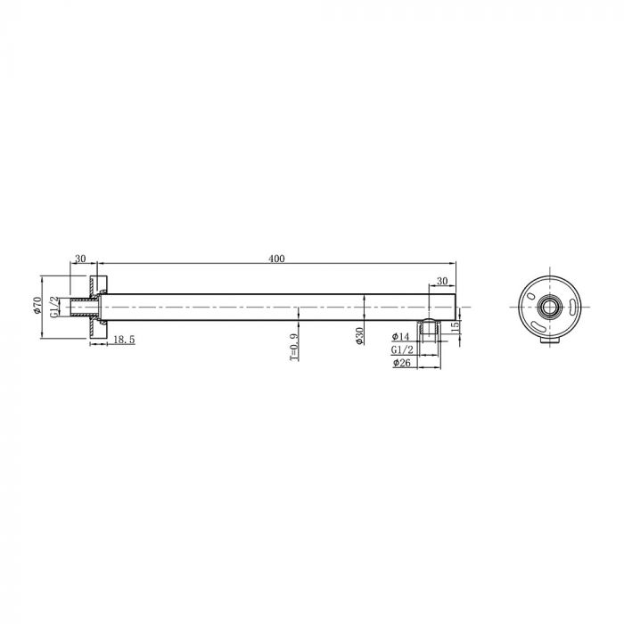 Душевая система Vincea Inspire VSFW-3I21MT2RCH, хром