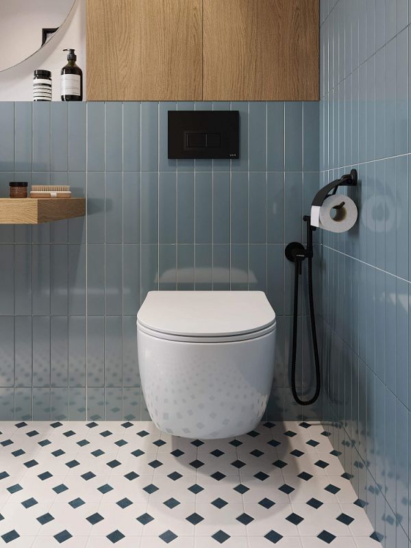 Комплект унитаз San More Fiaba с сиденьем микролифт + инсталляция Aquatek Easy Fix 50 INS-0000010
