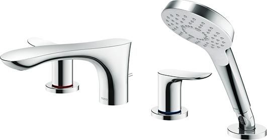 Смеситель на борт ванны TOTO NC TBG01202R, хром