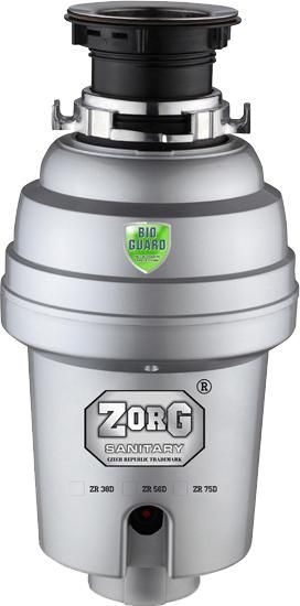 Комплект Кухонная мойка Ulgran U-406-308 чёрный + Измельчитель отходов Zorg Inox D ZR-38 D