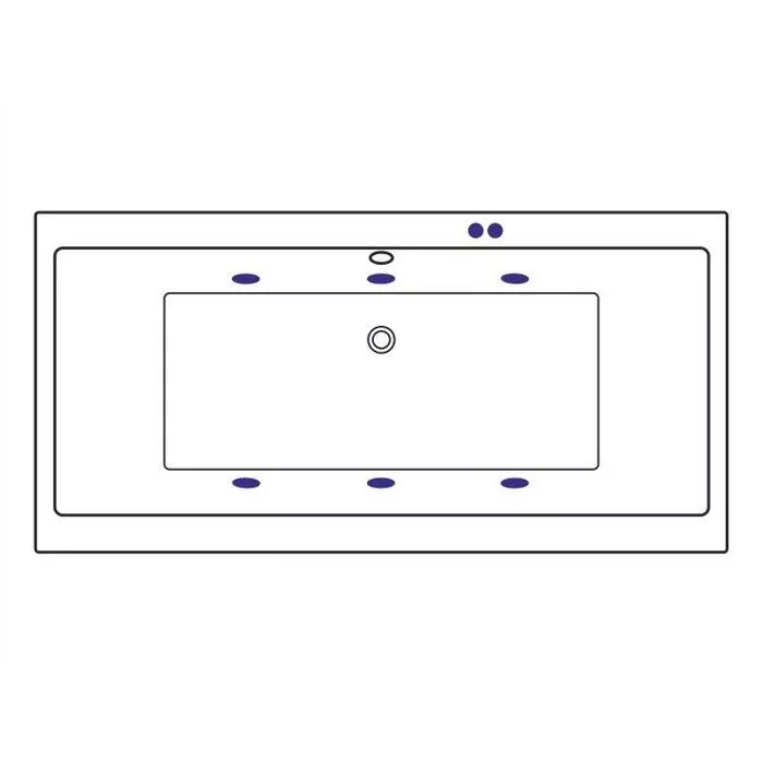 Акриловая ванна Excellent Pryzmat 190х90 WAEX.PRY19.SOFT.GL золото, белый