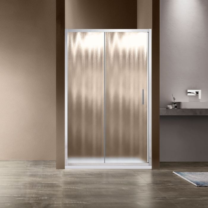 Душевая дверь Vincea Garda VDS-1G110CH, стекло шиншилла, хром