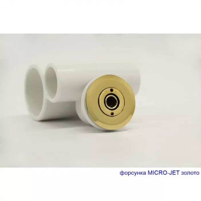 Акриловая ванна Excellent Pryzmat 180х80 WAEX.PRY18.NANO.GL золото, белый