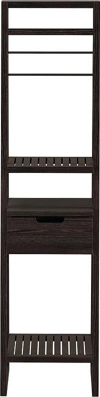 Шкаф-пенал Creto Provence Venge 49 9-1050V, темное дерево
