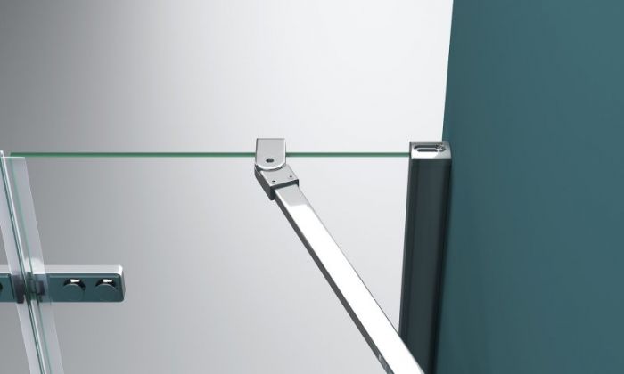 Душевая дверь в нишу BelBagno KRAFT-B-12-60/60-C-Cr-L