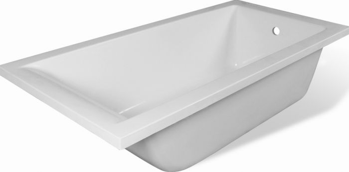 Ванна из искуственного камня Aquanet Bright Stone 160х70 белый
