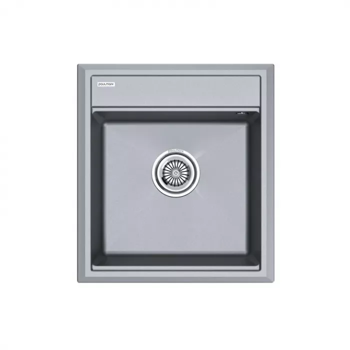 Кухонная мойка Paulmark Stepia PM114651-GRM серый