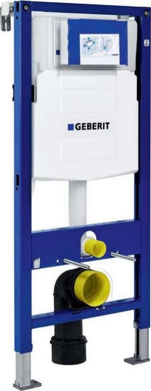 Система инсталляции для унитазов Geberit Duofix UP320 111.300.00.5 с кнопкой смыва матовый хром шумоизоляцией и креплениями