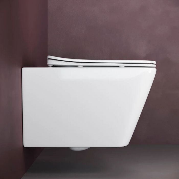 Комплект инсталляция с подвесным унитазом Ceramica Nova Metric CN3007_1002W_1000 с сиденьем микролифт и белой клавишей смыва