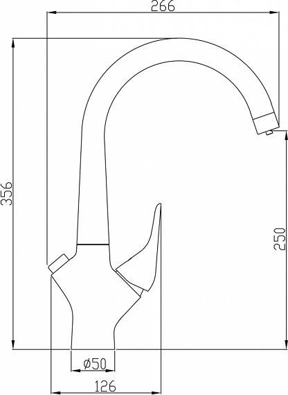 Смеситель для кухни Zorg Steel Hammer SH 815 BRONZE, бронза