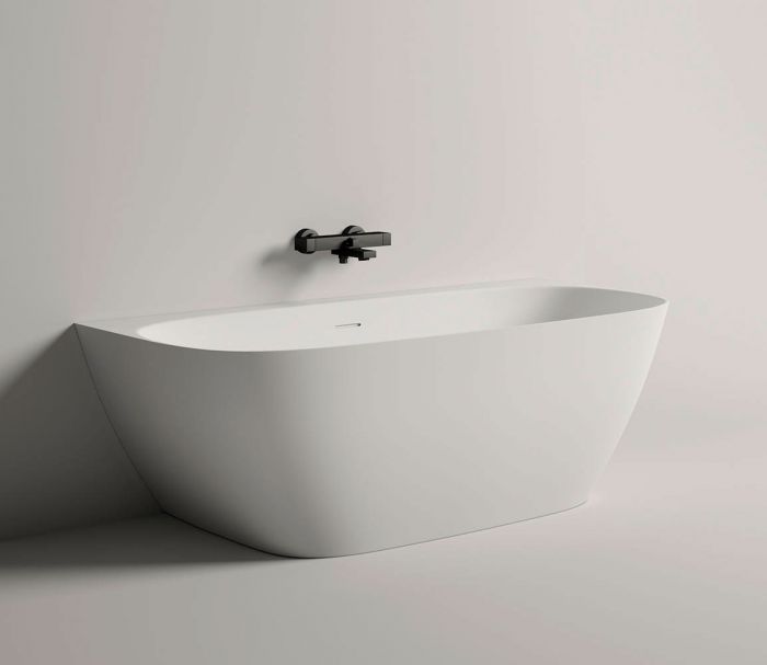 Ванна из искусственного камня Salini Sofia Wall 102523M 180x85 см, белый матовый