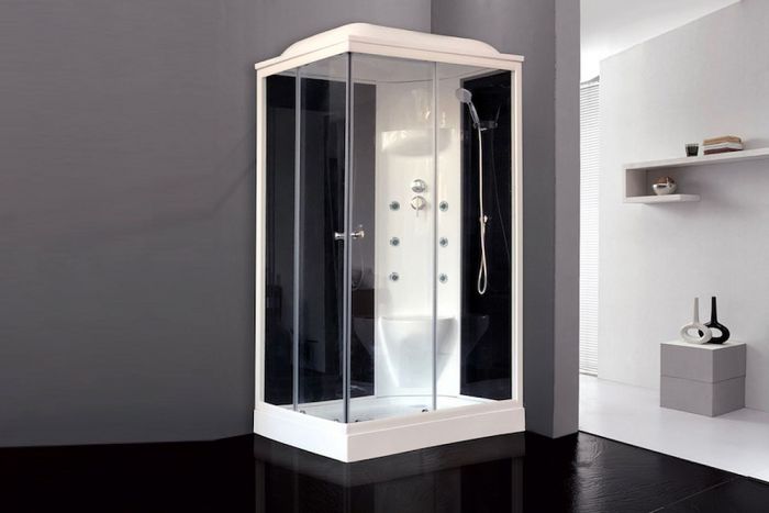 Душевая кабина 120х80 см Royal Bath HP RB8120HP7-BT-R стекло прозрачное с гидромассажем