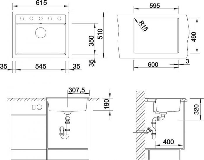 Смеситель для ванны Haiba HB22814 хром