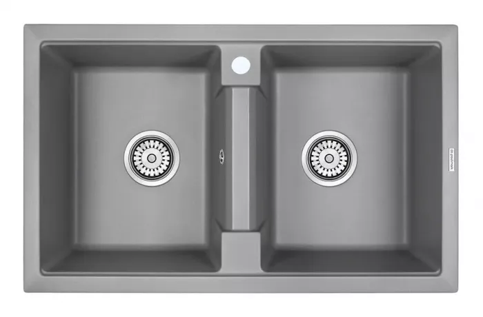 Кухонная мойка Paulmark Tandem PM238150-GRM серый