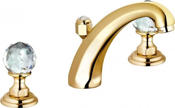 Смеситель для раковины Kludi Adlon 5104345G4, золото