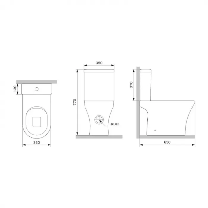 Рукомойник Villeroy & Boch Loop & friends 61803301 alpin