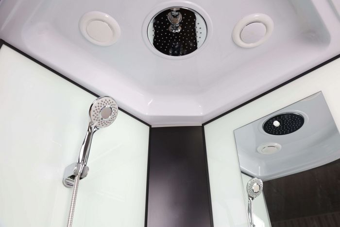 Душевая кабина Niagara Classic 67071414 NG-6707-14 80x80x215, стекло прозрачное, профиль черный