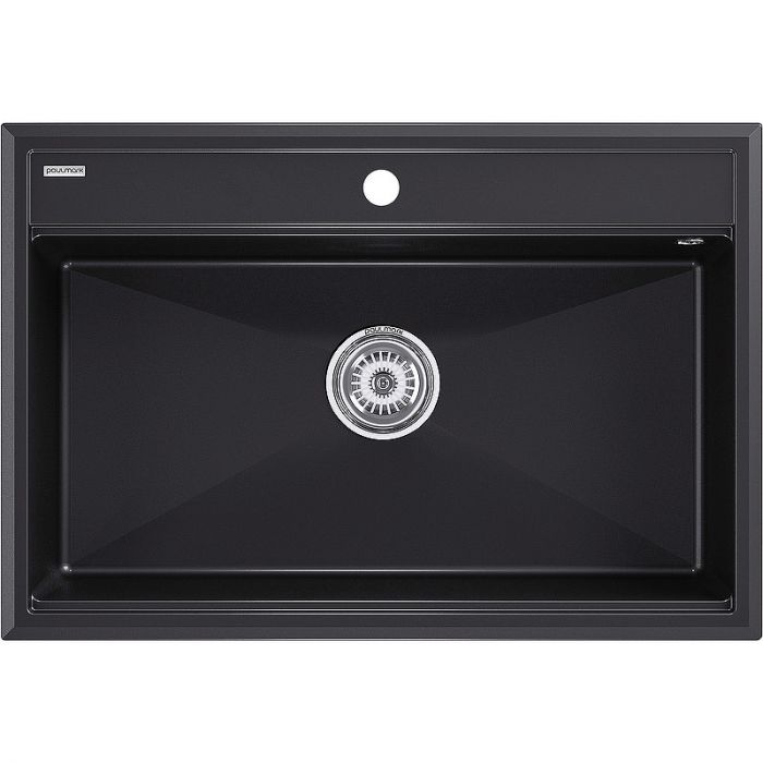 Комплект Paulmark мойка + коландер PM117551-BLM+A375-BS