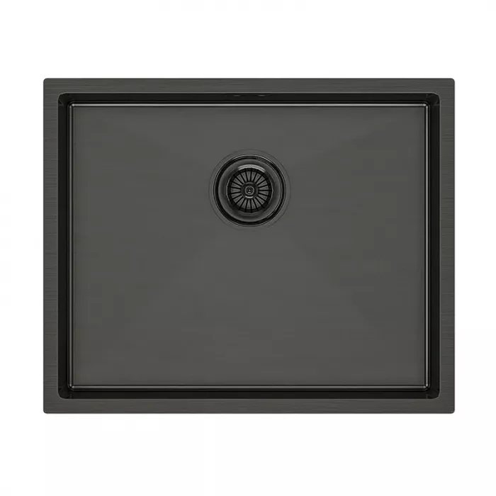 Кухонная мойка Paulmark Next PM215444-GM черный