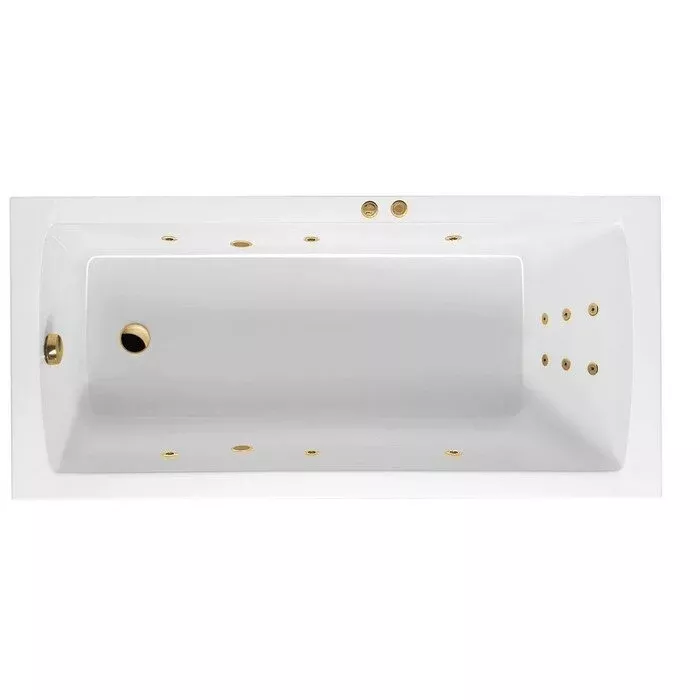 Акриловая ванна Excellent Aquaria 170х75 WAEX.AQU17.LINE.GL золото, белый