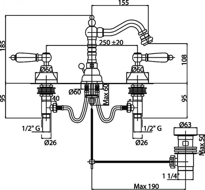 Акриловая ванна Excellent Great Arc 160х160 WAEX.GRE16.SOFT.GL золото, белый