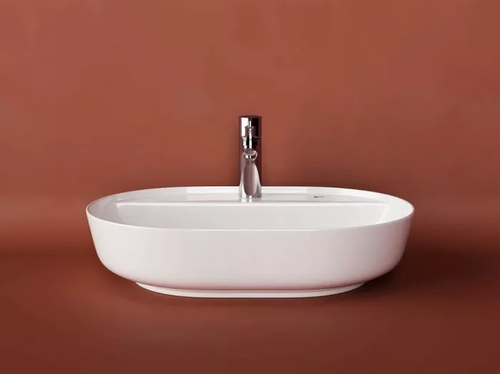 Раковина Ceramica Nova Modo CN2004 61 x 45 x 13.5 см, накладная, с плоскостью под смеситель